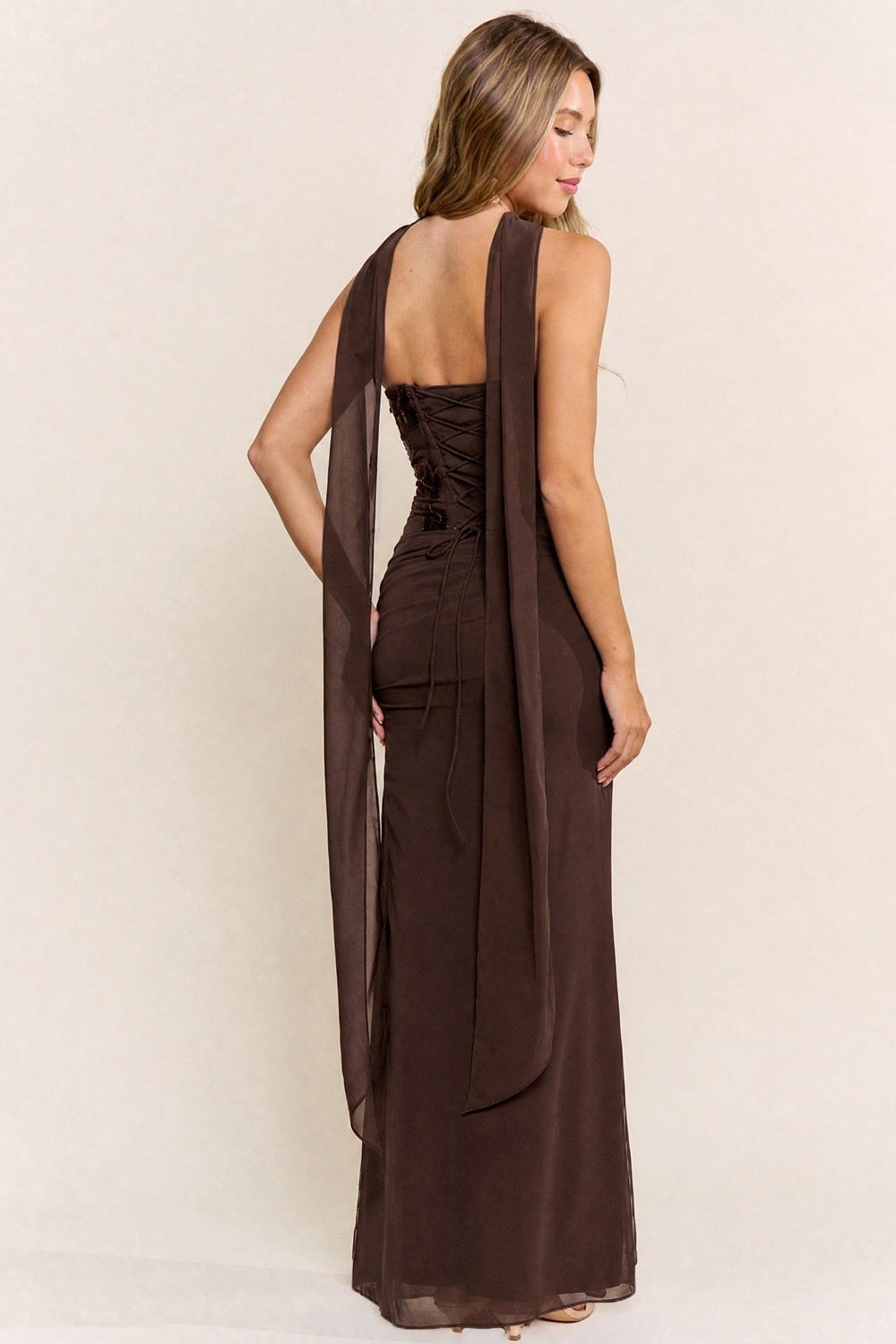 Ottavia Chocolate Dress