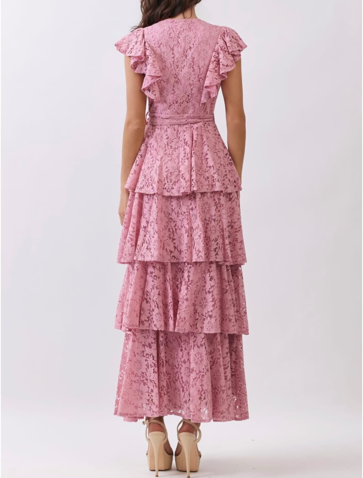 Rose Montmartre Midi Dress