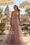 Aurélie Blush Maxi Dress