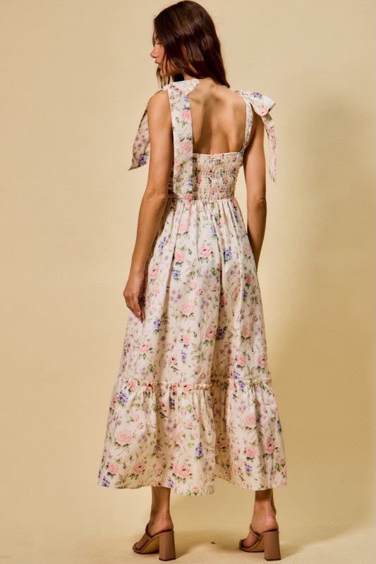 Meadow Floral Midi Dress