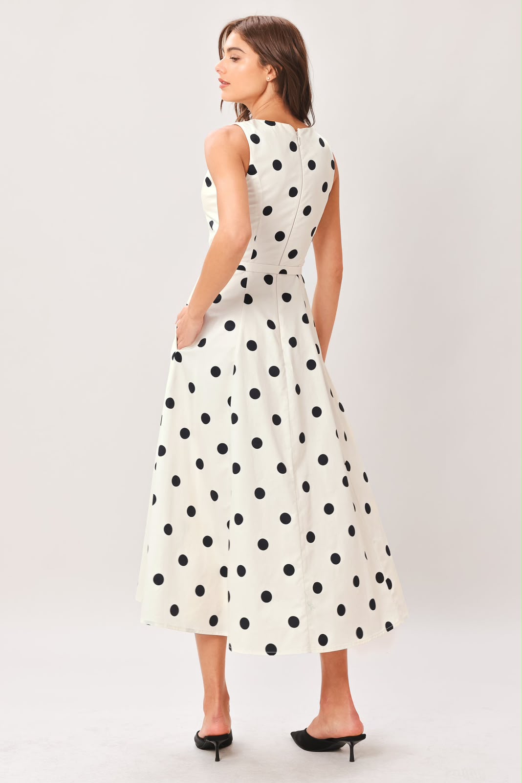 Monaco Noir Midi Dress