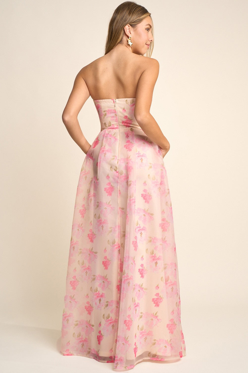 Blush Garden Strapless