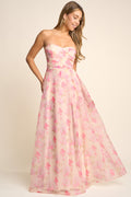 Blush Garden Strapless