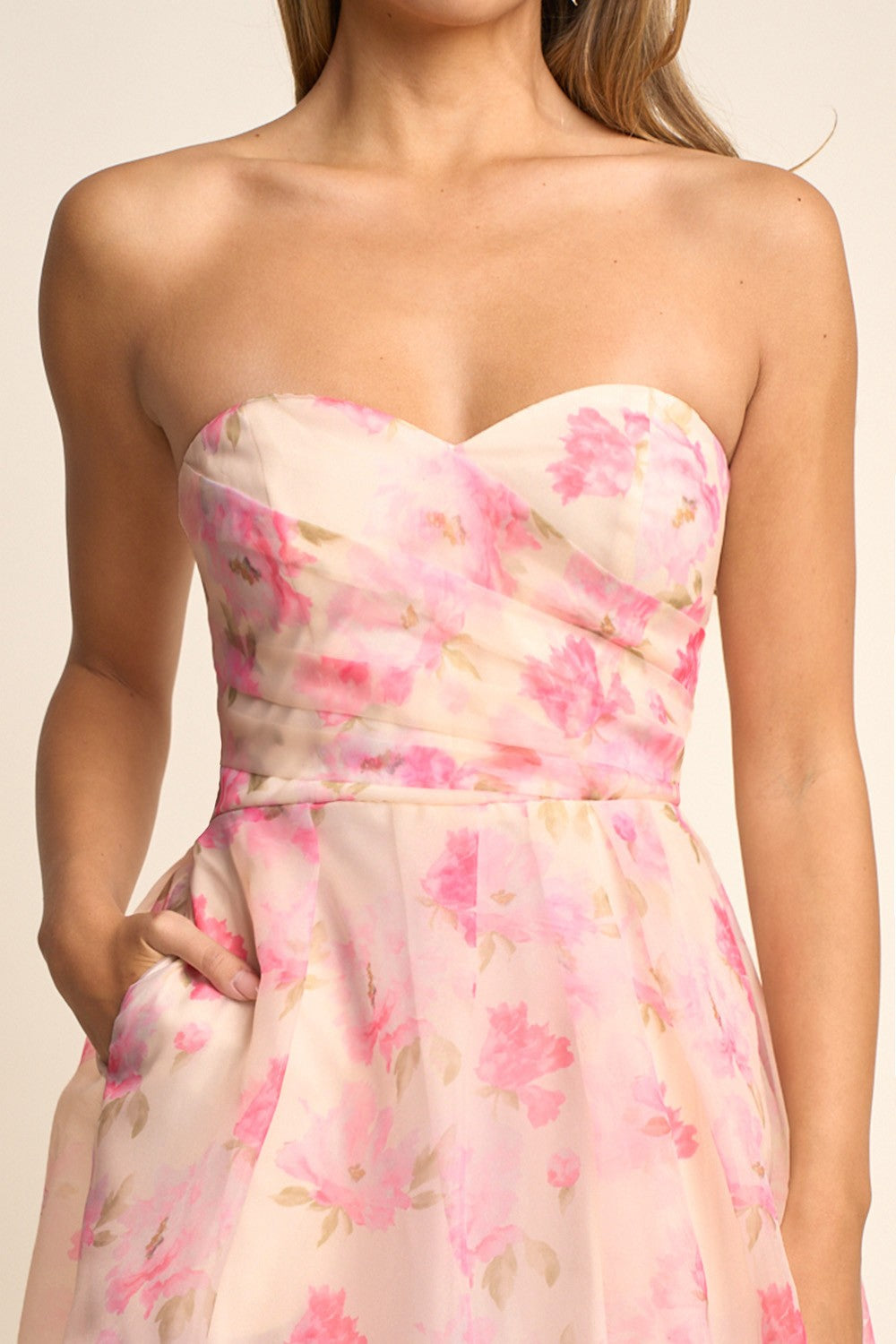 Blush Garden Strapless