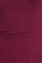 Plum Elegance Cross-Neck Mermaid Gown