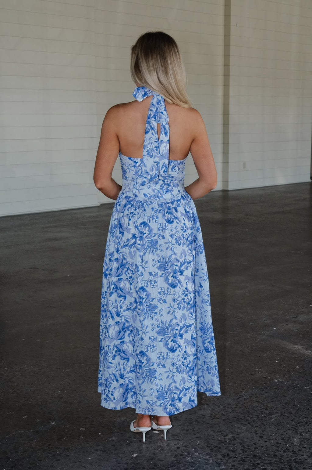 Azure Riviera Midi Dress