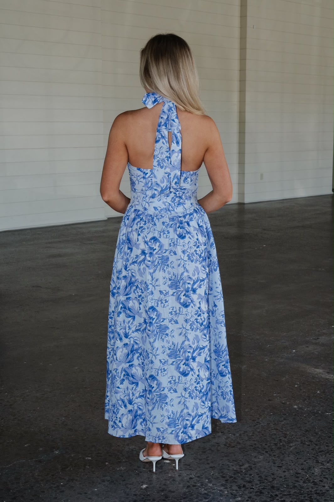 Azure Riviera Midi Dress
