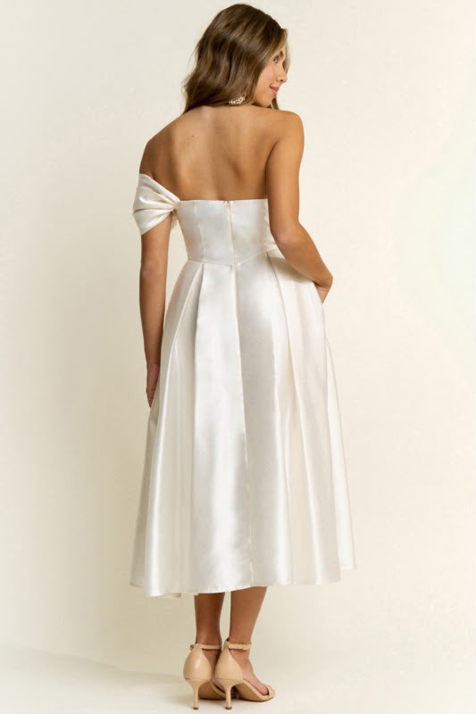 Ivory Élise Midi Dress