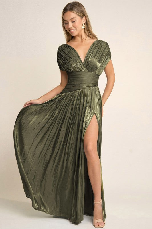 Daniella Olive Maxi Dress