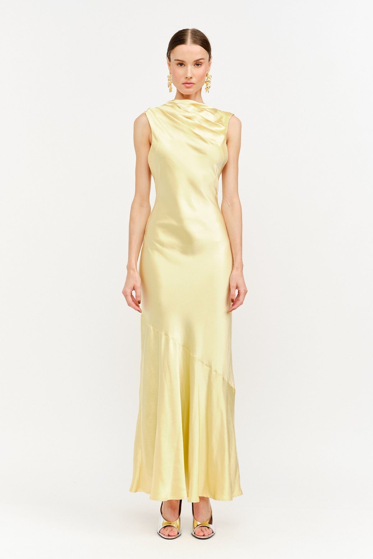 Butter Yellow Elani Maxi Dress