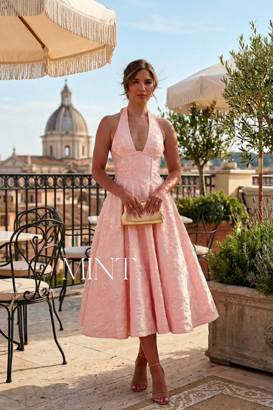 Blush Éloise Corset Midi Dress