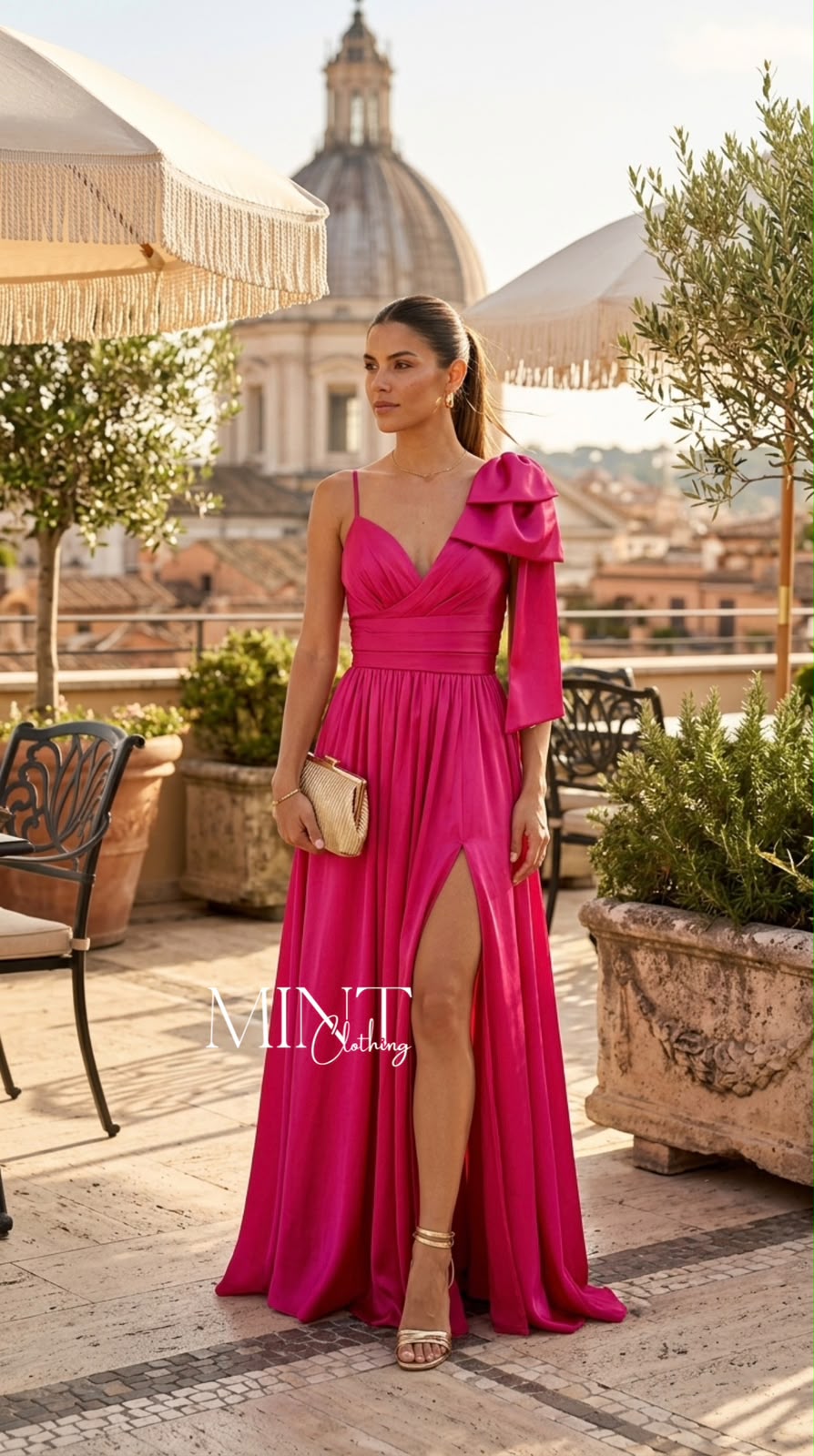 Hot Pink Maxi Dress