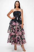 Aracely Floral Midi Dress