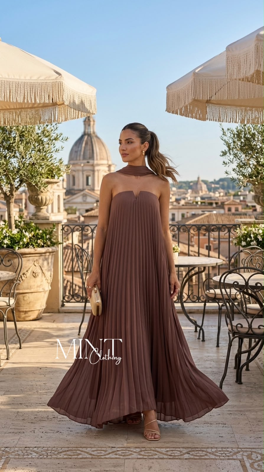 Noir Truffle Midi Dress