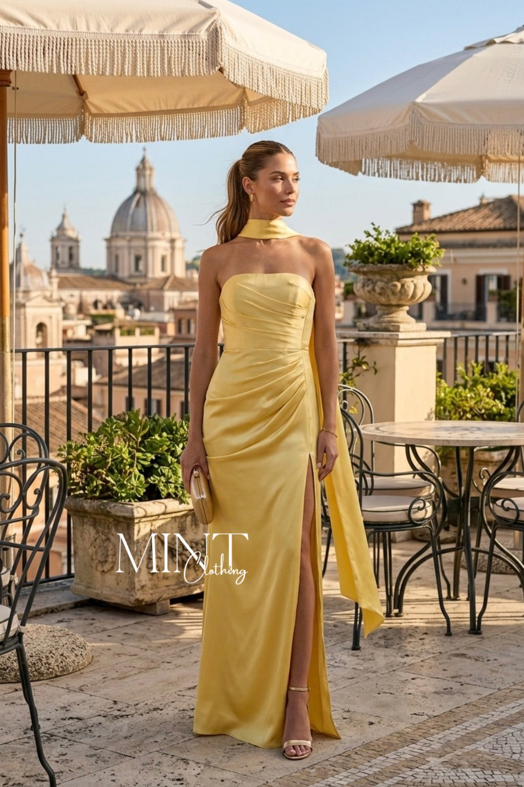 Capri Butter Yellow Maxi Dress