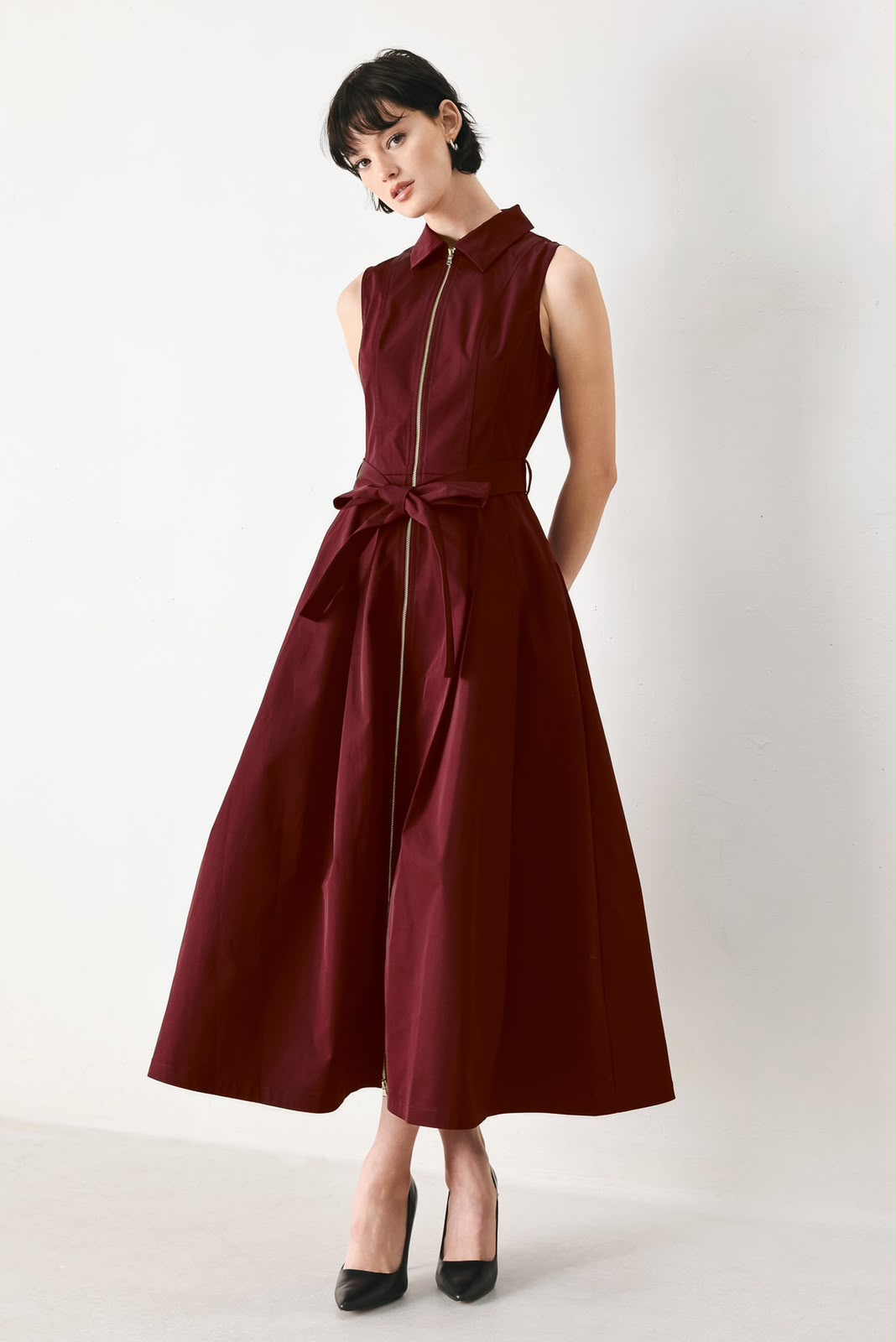 Wine Midi Dress