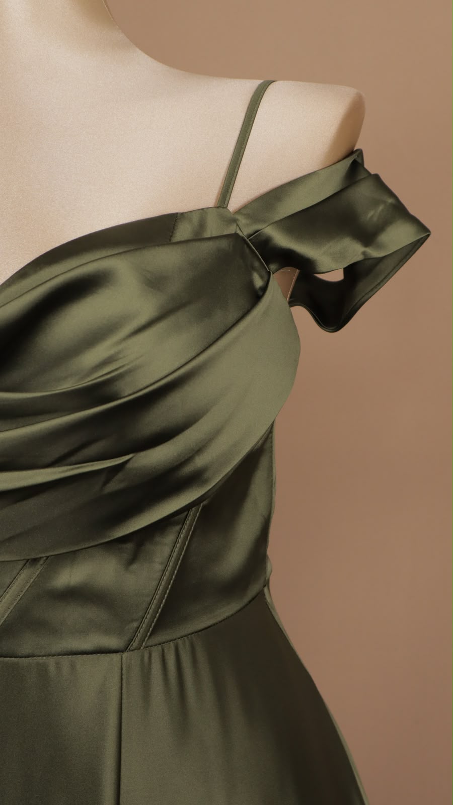 Dark Olive Maxi Dress Plus Size
