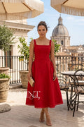 Scarlet Windsor Corset Midi Dress