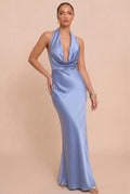 Analia Periwinkle Blue Maxi Dress