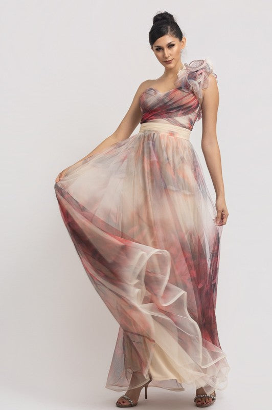 Elvira Multicolor Maxi Dress