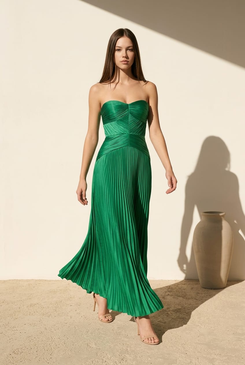 Kelly Green Maxi Dress