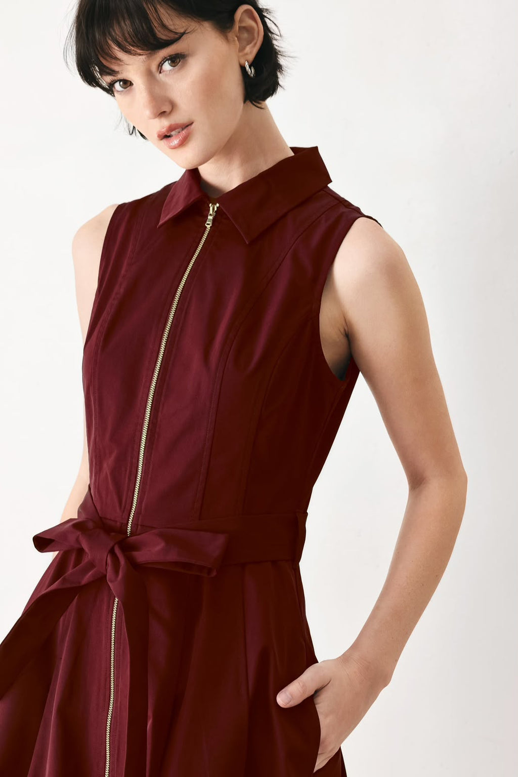 Wine Midi Dress