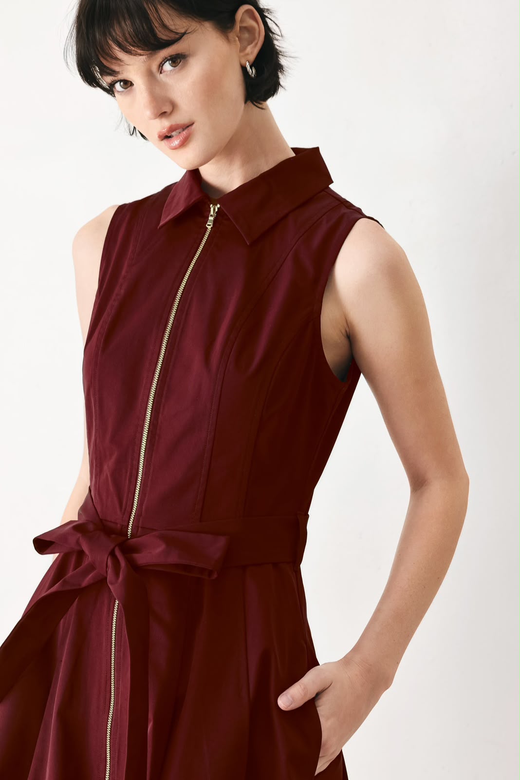 Wine Midi Dress