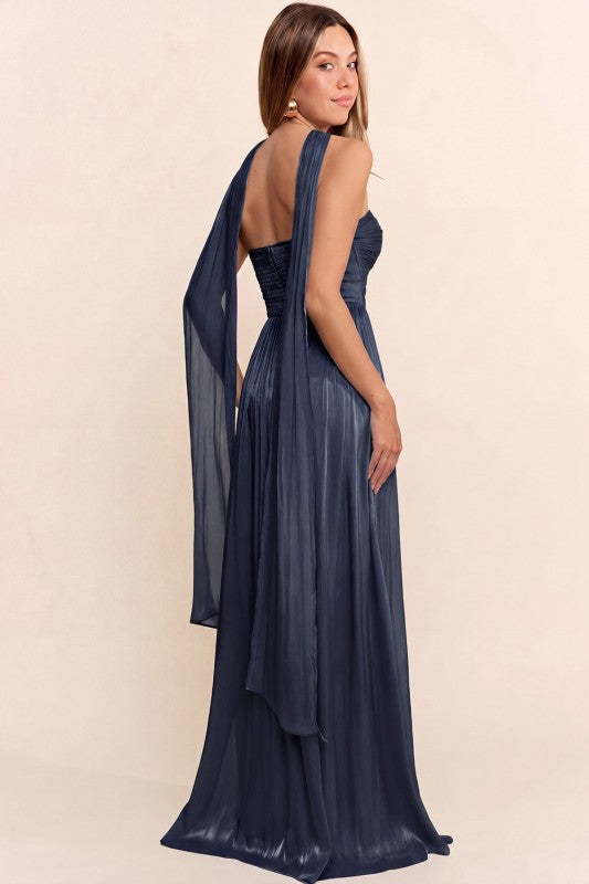 Ellie Navy Blue Maxi Dress