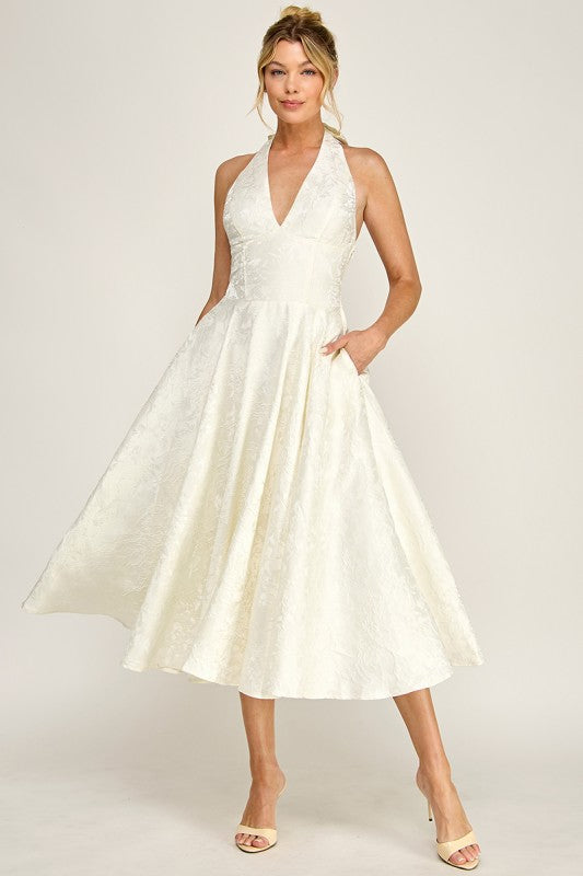 Alice Ivory Midi Dress