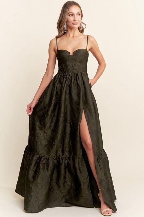 Dark Olive Maxi Dress