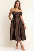 Cassie Chocolate Midi Dress