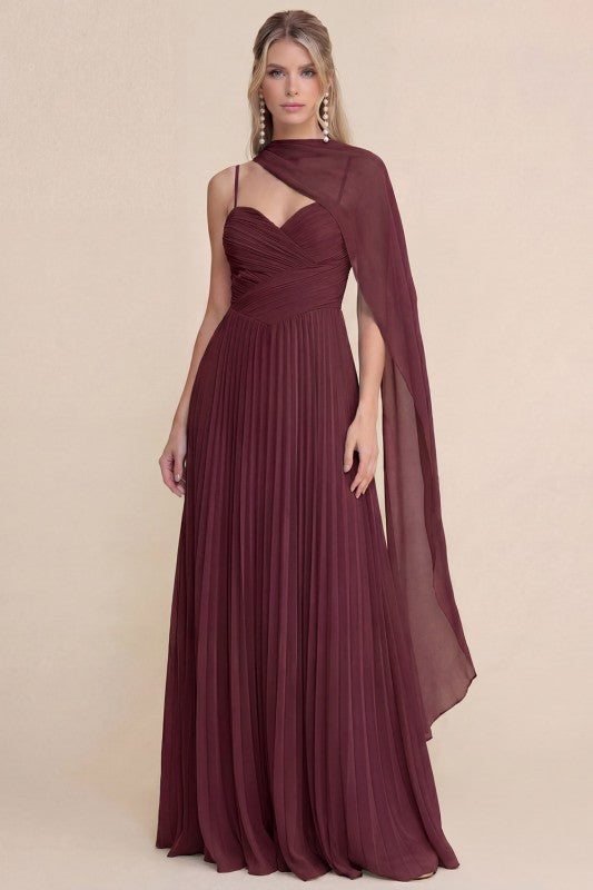 Suseth Wine Maxi Dress