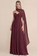 Suseth Wine Maxi Dress