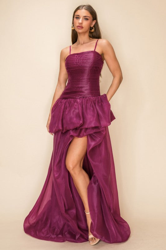 Loreto Plum Maxi Dress