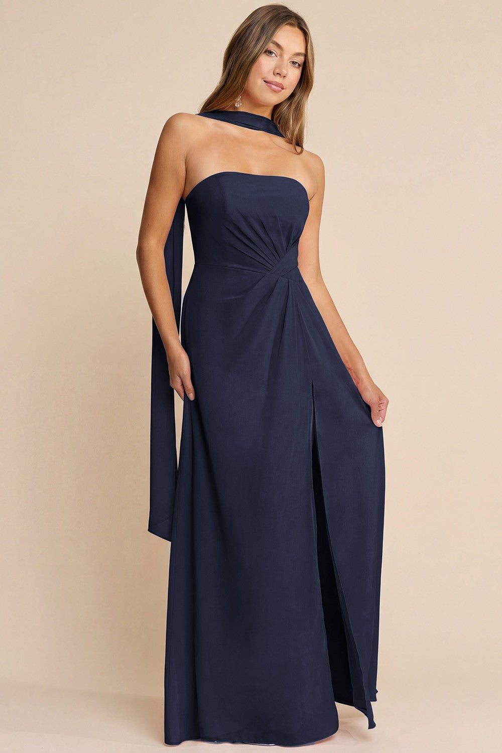 Midnight Scarf Gown