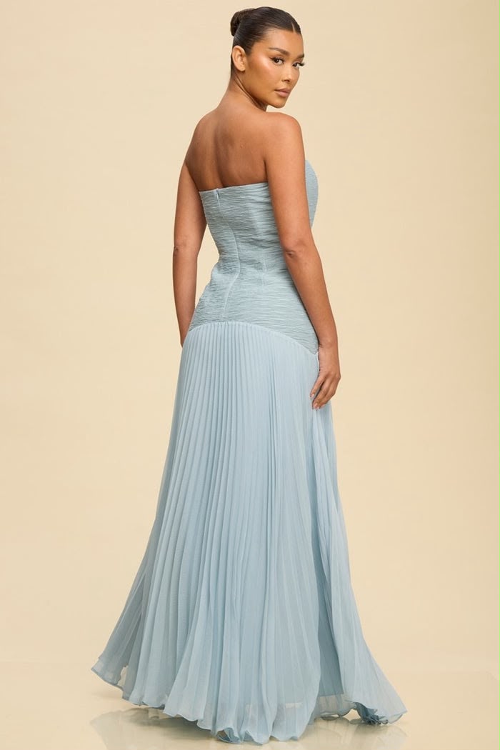 Dusty Blue Maxi Dress