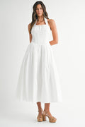 Off White Midi Dress