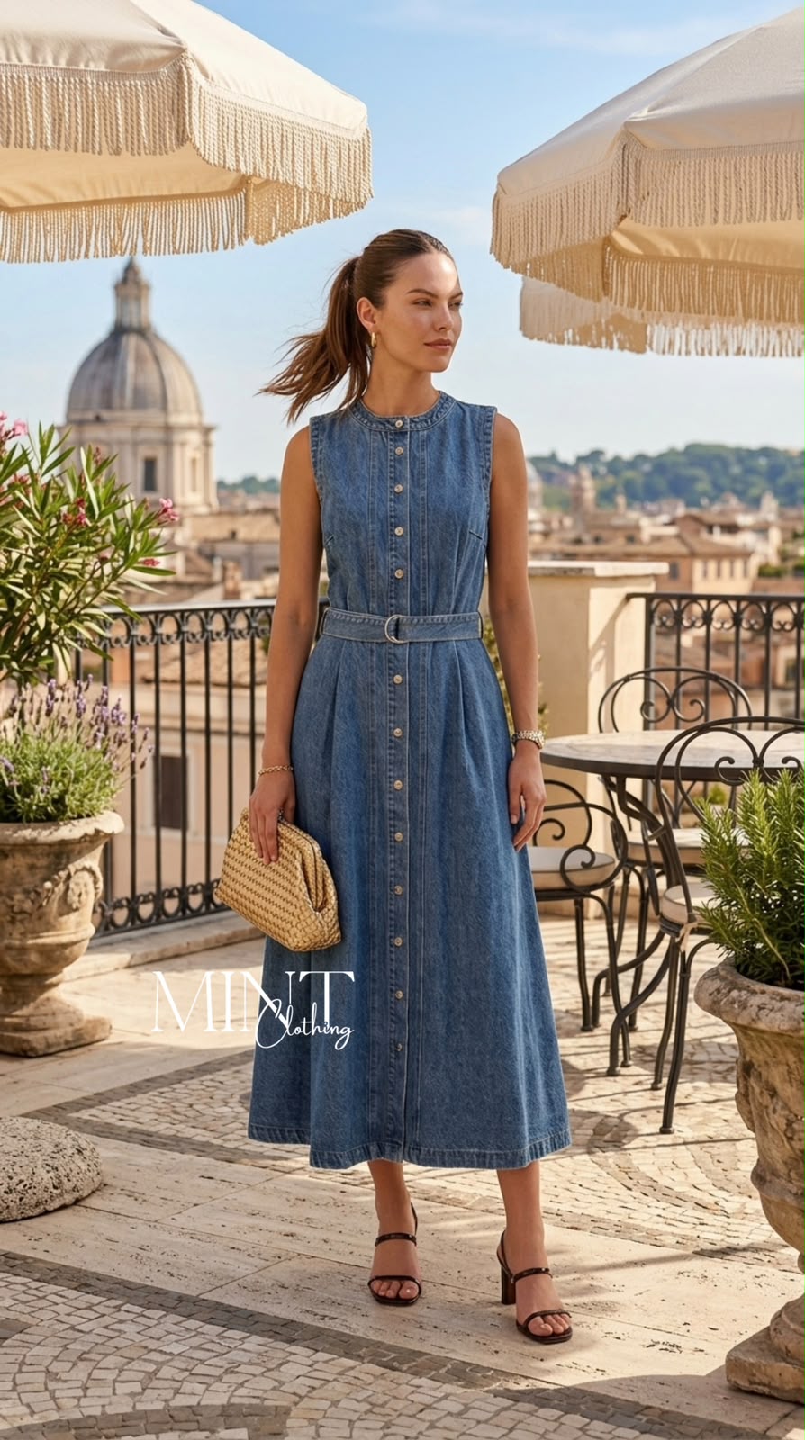 Sorrento Denim Midi Dress