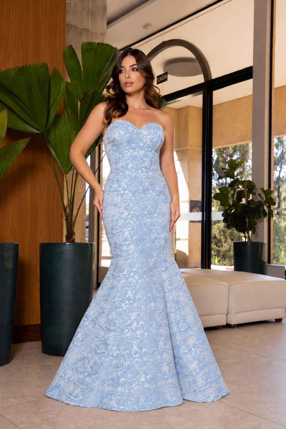 Alessandra Mermaid Maxi Dress