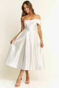 Ivory Élise Midi Dress