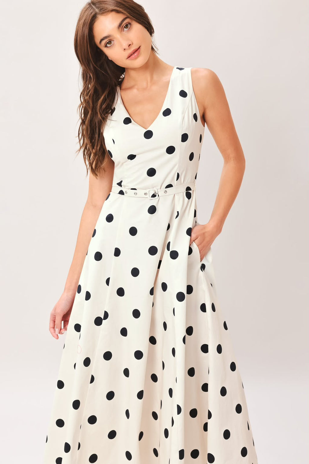 Monaco Noir Midi Dress