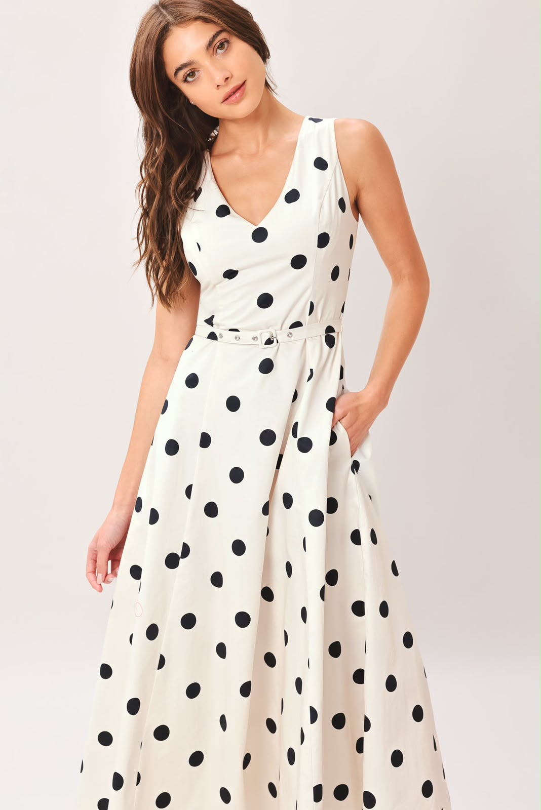 Monaco Noir Midi Dress