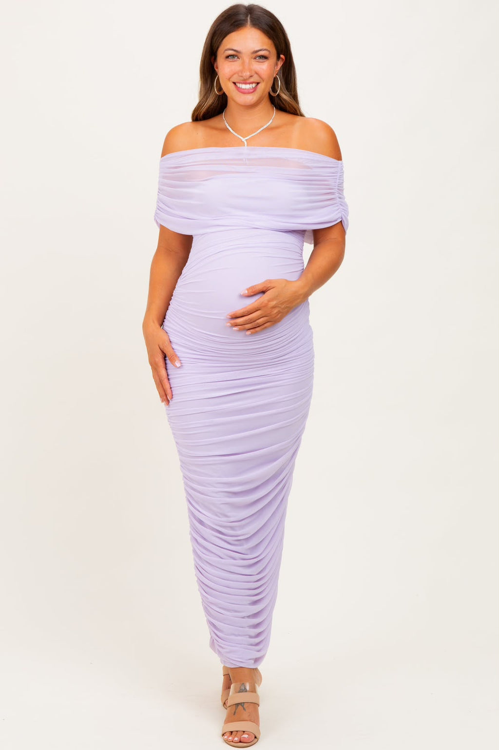Lilac Muse Midi Dress