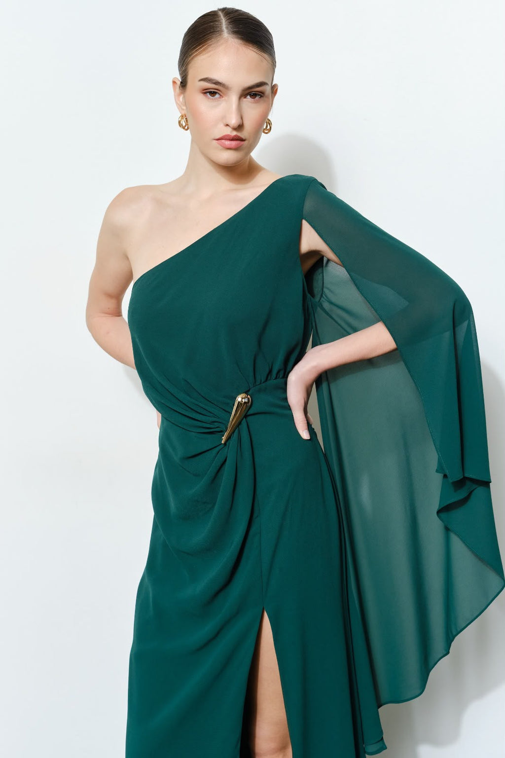 One Shoulder Maxi Dress