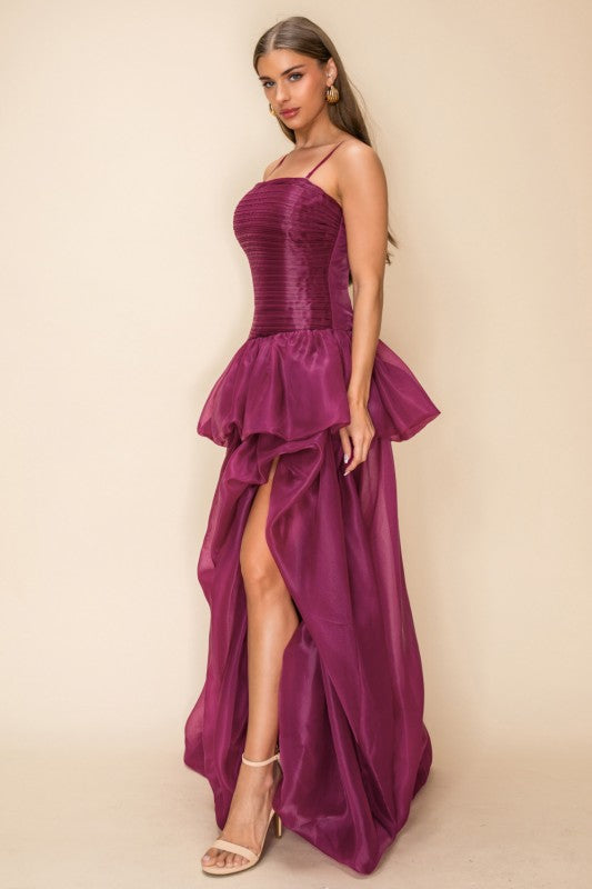 Loreto Plum Maxi Dress