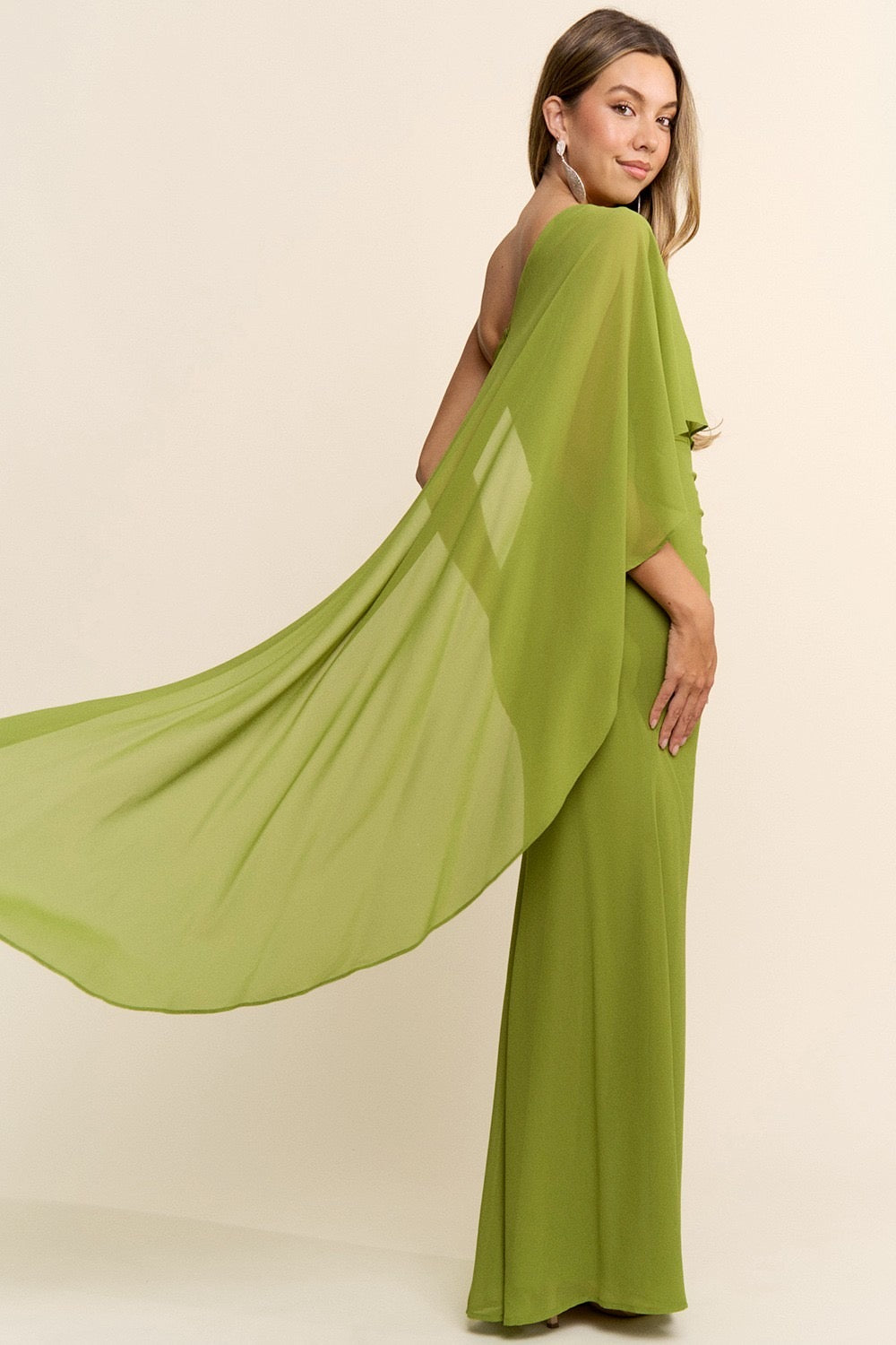 Daria Green Maxi Dress