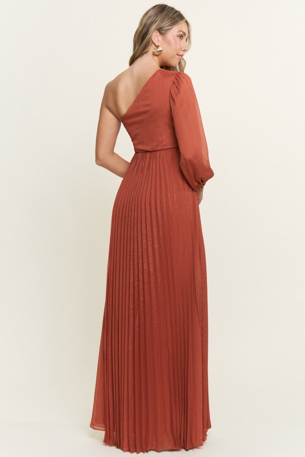 Lizzie Rust Maxi Dress