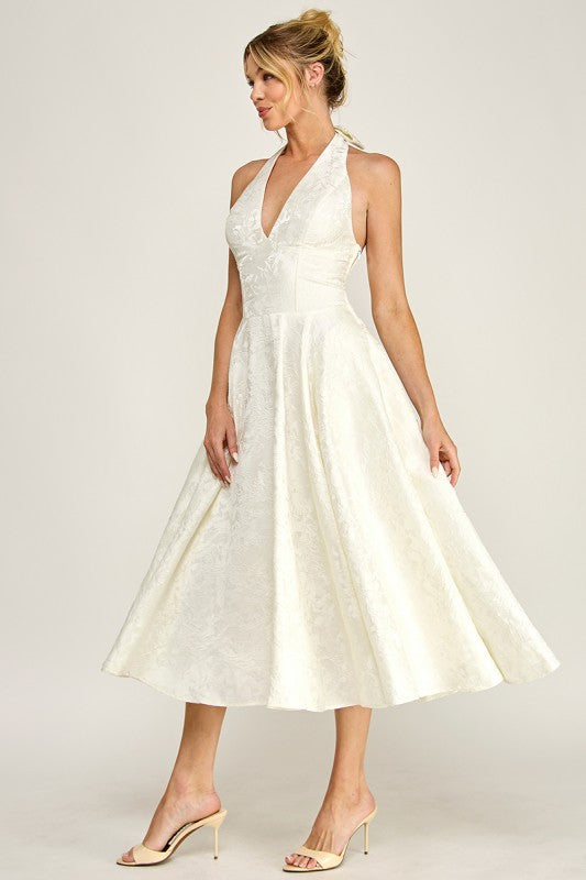 Alice Ivory Midi Dress