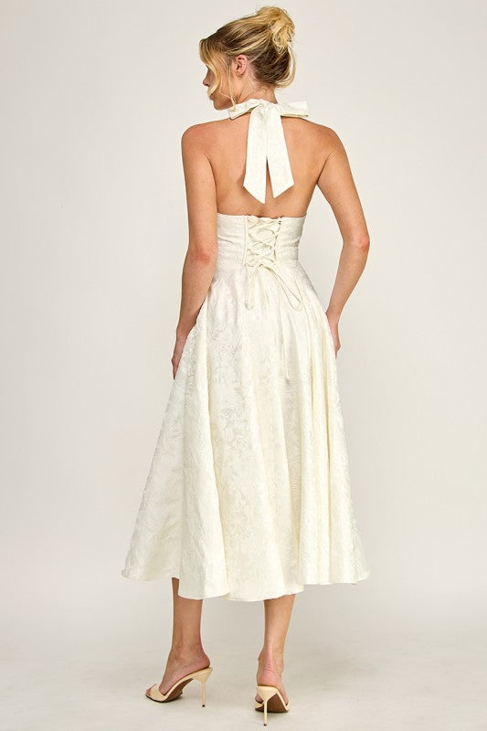 Alice Ivory Midi Dress