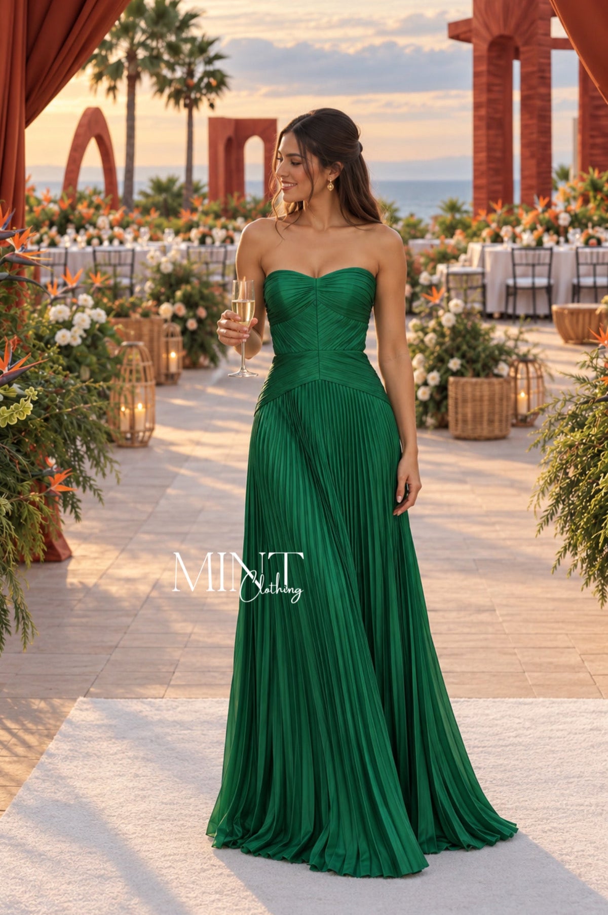 Kelly Green Maxi Dress